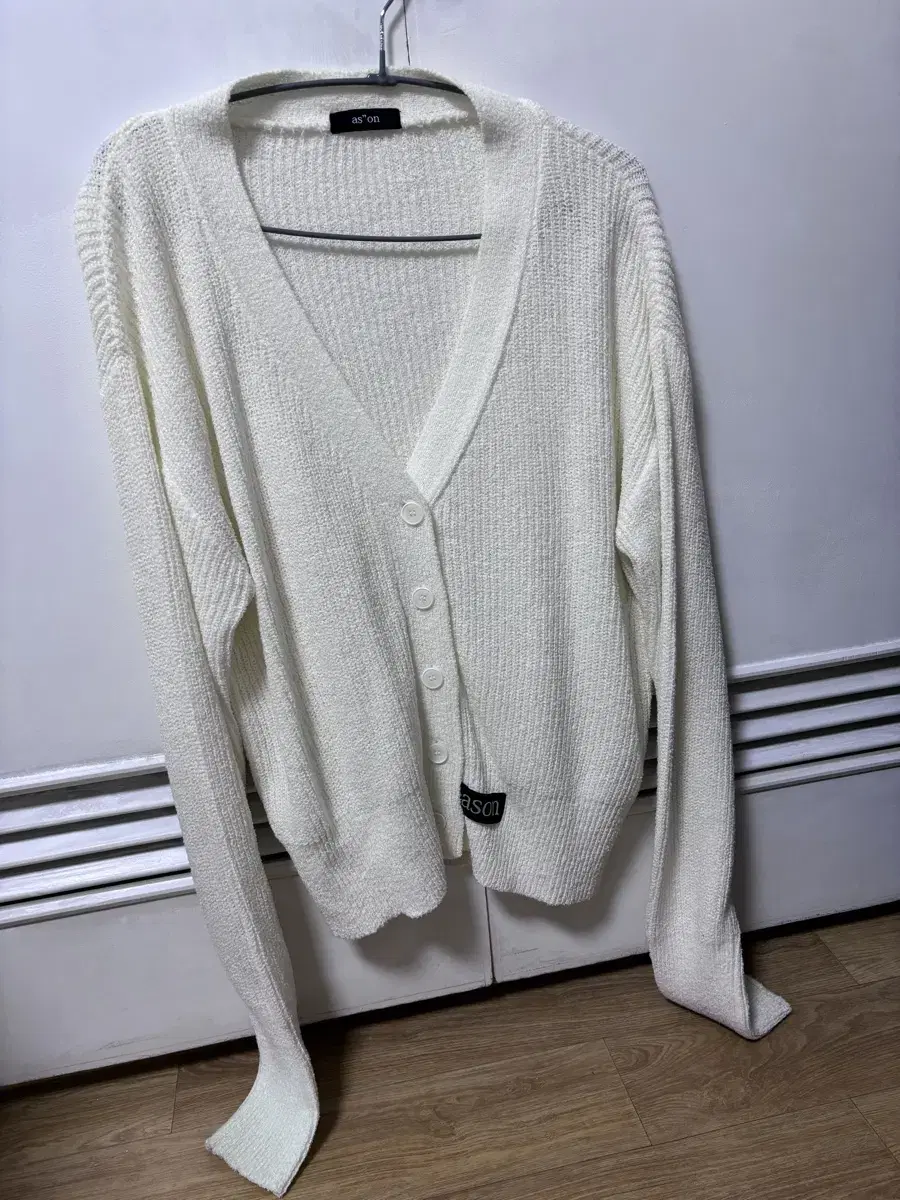 애즈온 BAILEY SUMMER CARDIGAN / IVORY(1회 착용